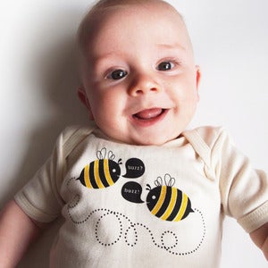 Image of Buzz Bees Short Sleeve Organic Onesie/Tee
