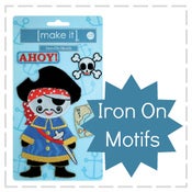 Image of Make It - Iron On Motifs - Pirate
