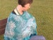 Image of Pretty Well Covered Teal Breastfeeding Coverlet / Maternity Top / Nursing Cover CLEARANCE