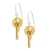 Image of Locket charm earrings