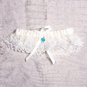 Image of "Something Blue" Garter