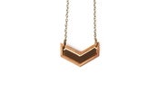 Image of Mini chevron necklace - Gold