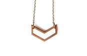 Image of Mini chevron necklace - Ivory
