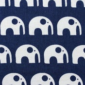 Image of Elephants on Kyoto Blue [Elephants Love Water]