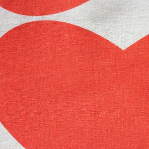 Image of Grand Hearts in Kimono Red on Natural