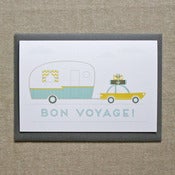 Image of "Retro Travels" Bon Voyage Card
