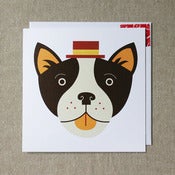 Image of "A Pawfect Gentleman" Boston Terrier Card