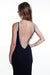 Image of Backless Long Dress w/ multi neon edging