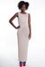 Image of Backless Long Dress w/ multi neon edging