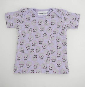 Image of Love Skull T- Shirt Lilac