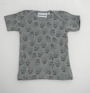 Image of Love Skull T- Shirt Grey
