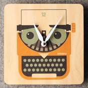 Image of Typewriter Clock