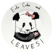 Image of 'Eats cake and Leaves' Side Plate