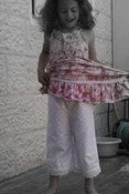 Image of Girls' Eyelet Cotton Pants