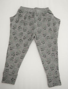 Image of Love Skull Harem Pant Grey