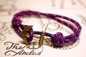 Image of Pulsera Cabo Nudos Morada