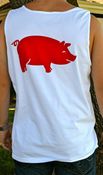 Image of Comfort Colors White Big Pig Tank