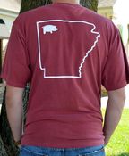 Image of Comfort Colors Red State Short Sleeve Pocket Tee