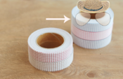 Image of Fabric tape "vichy rosa"