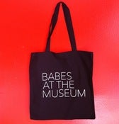 Image of Babes At The Museum Tote Bag (Black) 
