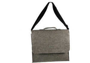 Image of nat-2 X Wolpertinger Biz Bag grey felt