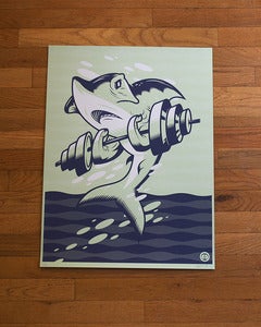 Image of "The Sea is No Place for Shrimps" Screen Print