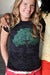 Image of dancing tree - burnout t-shirt - black