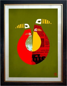 Image of Proud Birds Art Print Framed