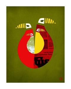Image of Proud Birds Art Print Unframed