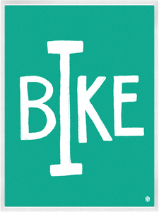 Image of I Bike Print