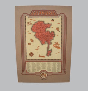 Image of los angeles map