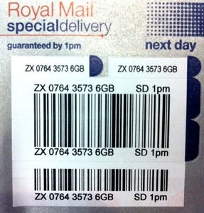 Image of Royal Mail Special Delivery