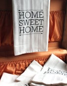 Image of Set of 2-Screen-Printed Dishtowels - Home Sweet Home