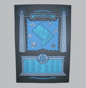 Image of washington d.c. map - bk