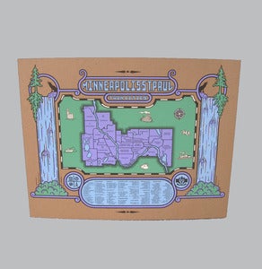 Image of minneapolis | st.paul - map