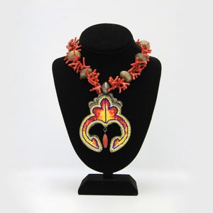 Image of Fire in the Sky: Coral Naaja Necklace