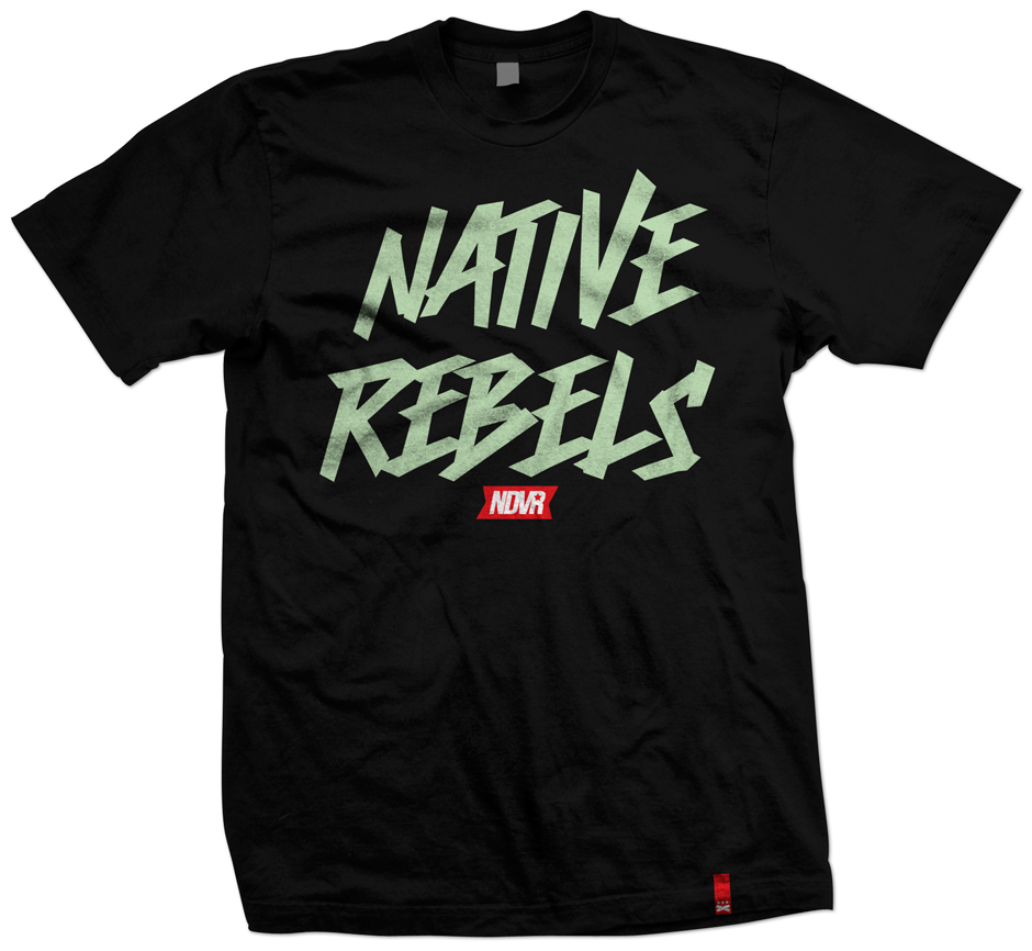 Image of Native Rebels Tee Black