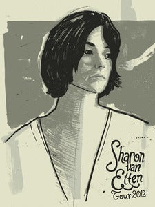 Image of Sharon Van Etten 2012 Tour Poster // 18x24