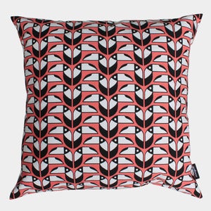 Image of Toucans cushion - coral