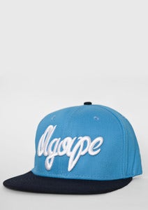 Image of "Fresh Script" Blue/Navy Snapback