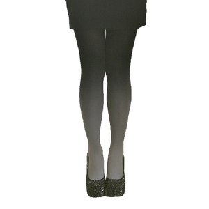 Image of Black Grey White Wash Out Tie Dye Fade Gradient Stocking Tights
