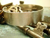 Image of Hold On Tight - sterling silver unisex cuff bracelet