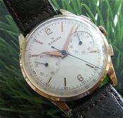 Image of VINTAGE ZENITH SOLID 18K CHRONOGRAPH JUMBO! - SOLD