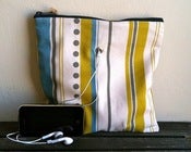Image of "Gadgety" Yarn Pop - Green Dots & Stripes