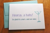 Image of Hooray A Baby That Isn't Mine Card