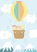 Image of Children's Art Print - Hot Air Balloon