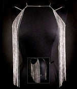 Image of Body Chain Dangle Vest (Silver or Gold)