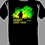 Image of Robot and the city Tshirt