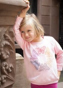 Image of Rhinestud Butterfly Sweatshirt
