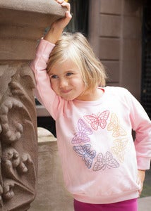 Image of Rhinestud Butterfly Sweatshirt